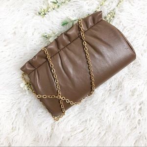 Women's Retro Kiss Lock Purse with Chain Strap